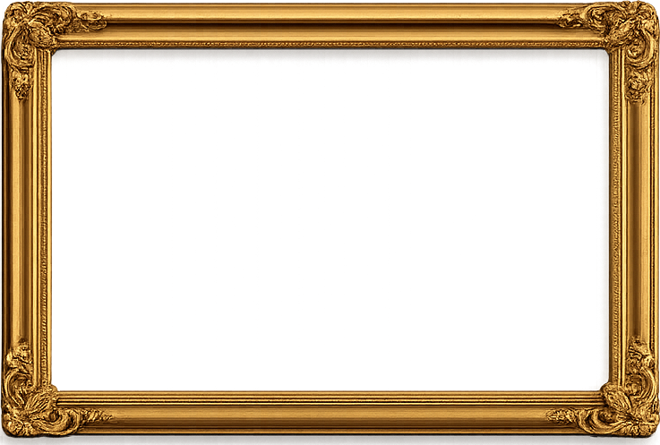 A horse in a gilt frame
